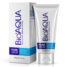 Bioaqua Acne Treatment Facial Cleanser Black Head Remove Oil-control Deep Cleansing Foam Shrink Pores 100g 2024 - buy cheap