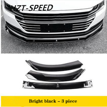 2019 CC Car Protector ABS Carbon Fiber Front Splitters Bumper Lip for Volkswagen 3 Pieces Modified 2024 - buy cheap