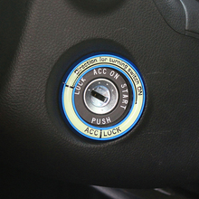 Светящаяся наклейка на зажигание наклейка на кольцо для ключей для Nissan Teana X-Trail Livina Sylphy Tiida Sunny March Murano Geniss Juke Almera 2024 - купить недорого