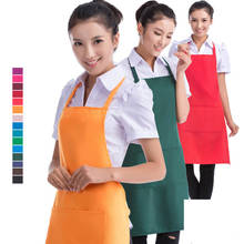 15 Design Factory Price PVC Waterproof Aprons Adjustable Sleeveless Cooking Work Aprons Kitchen Apron Schort Chef Apron 2024 - buy cheap