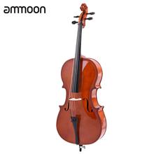 4/4 Cello Full Size Cello Solid Wood Cello Basswood Face Board with Bow Rosin Carrying Bag for Students Music Lovers 2024 - buy cheap