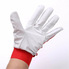 Guantes de cuero elásticos antiestáticos para hombres y mujeres, protectores de manos transpirables, Unisex, Color blanco sólido, para verano 2024 - compra barato