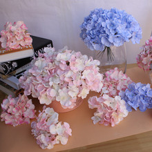 Wedding Decoration flower Artificial flowers Spring vivid Big Hydrangea Silk flower wedding decoration home Decor 2024 - buy cheap