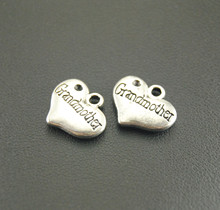 20pcs/lot  Silver Color Letter Grandmother pendant family charms 16x14mm A578 2024 - buy cheap
