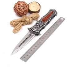 Multi-function Folding Knife Tactical Survival Pocket Knife Outdoor Camping Hunting Knives EDC Tools Wood Handle Multitool 2024 - buy cheap