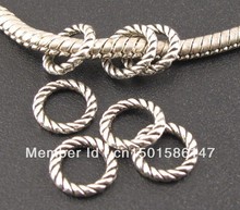 Conectores de anillos de salto de círculo bonito de plata Vintage para pulsera, collar, fabricación de joyas, cuentas de marca, accesorios de bricolaje 500 Uds Z131 2024 - compra barato