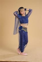 Child Belly Dance Costume for Stage Show Kids Indian Performance Sequin Clothing Oriental Dance Costumes Bollywood Dance Wear 9 2024 - buy cheap