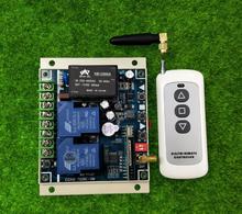 Controle remoto sem fio para porta de garagem, motor, tela de projeção, persianas, 433mhz, 220 v, 240 v, 250v, 2 canais, rf 2024 - compre barato