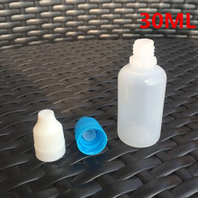 Botella de gota LDPE de 30ml con tapa a prueba de manipulaciones y niños, venta al por mayor, 1700 unidades, envío gratis por Fedex 2024 - compra barato