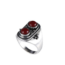 Novo design exclusivo anel para homem feminino antigo resina vintage anel 2024 - compre barato