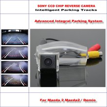 Cámara de visión trasera de coche para Mazda2 / Demio / Mazda3 Hatchback 2007-2009 HD, cámara de guía dinámica inteligente para estacionamiento 2024 - compra barato