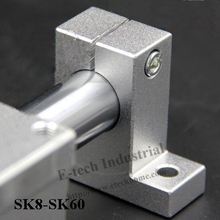 2 pcs/lot 40mm Linear Rail Support SK40 CNC Linear Shaft Holder Vertical Shaft Support CNC Linear Motion Bracket 2024 - buy cheap