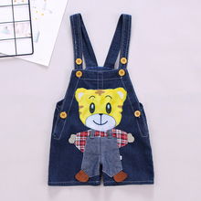 IENENS Trend Kids Baby Boys Summer Pants Denim Shorts Jeans Overalls Toddler Infant Boy Playsuit Clothes Clothing Short Trousers 2024 - buy cheap