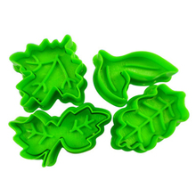 Cookie Cutter Leaf Blossom Sugar Plunger Fondant Silicone Biscuits Mould Bakeware Pastry Utensil Kitchen Gadgets Cake Decor Tool 2024 - buy cheap