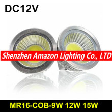 10 Uds Super potencia COB LED MR16 12V regulable 9W 12W 15W bombilla para foco de ahorro de energía CE RoHS ETL envío gratis 2024 - compra barato