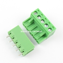 5pcs 5.08mm Pitch 5 pin 5 way Screw Pluggable Terminal Block Plug Connector L 2024 - buy cheap