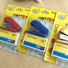 FangNymph Portable Kawaii Super Mini Small Stapler Useful Mini Stapler Staples Set Office Binding Stationery Random color 2024 - buy cheap