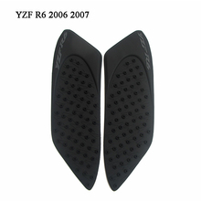 MTImport 2006 2007 YZF R6 Anti slip Tank Pad Side Gas Knee Grip Traction Pads Sticker Decals For Yamaha YZF R6 2006 2007 2024 - buy cheap