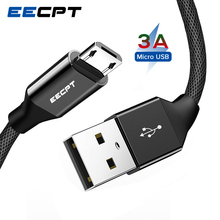 Кабель Micro USB EECPT 3A, кабель для быстрой зарядки мобильного телефона для Samsung S7 S6 Xiaomi Huawei LG Microusb, кабель для зарядки и передачи данных, usb-кабель 2024 - купить недорого