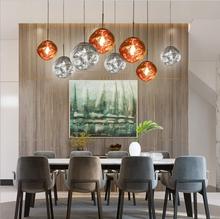 Postmodern creative small chandelier Nordic lava personality bar clothing shop industrial wind magic beans single head LED lamp 2024 - buy cheap