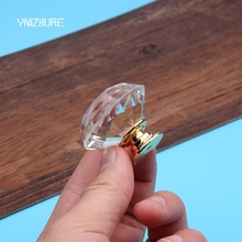 12pcs 40mm  Popular Design diamond K9 Crystal Glass Knob Handle Pull Drawer Cupboard Wardrobe Cabinet Wardrobe Handles Ha 2024 - buy cheap