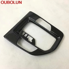 OUBOLUN For Hyundai IX35 2018 LHD Car Console Gear Shift Box Panel Frame Sticker Cover Trim Interior Accessories ABS Chrome 2024 - buy cheap