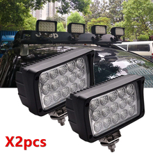 2pc 6 Inch 45W Offroad Car LED Work Light Bar for Auto Motorcycle Tractor Boat SUV ATV 4X4 4WD Worklight Lamp 12V 24V 2024 - buy cheap