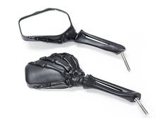 Brand new High quality Black Custom Motorcycle Skeleton Mirrors For Honda Shadow Aero Phantom VLX 750 1100 2024 - buy cheap