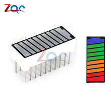 5pcs 10 Segment 4 Color LED Light Battery Level Bar Graph Power Display Indicator Module Red Yellow Green Blue Multi-color 5V 2024 - buy cheap