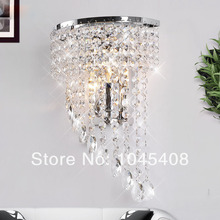 High quality k9 crystal stainless steel wall lamps modern brief of head lamps 2024 - buy cheap