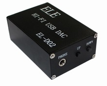 PCM2704 USB DAC & TDA1308 Headphone amplifier & Volume Control ELE EL-D02 BLACK 2024 - compre barato