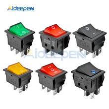 KCD4 Rocker Switch Power Switch 2 position/3 position 4 Pins 6 Pins Electrical Equipment With Light Switch 16A 250VAC/20A 125VAC 2024 - buy cheap