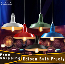 Lámparas colgantes clásicas industriales para Loft cafe, lámpara colgante retro de hierro Edison para comedor 2024 - compra barato