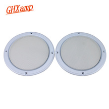 GHXAMP 4 inch 6.5 inch Speaker Cover White Grill Mesh Protective Cover For Ceiling Speaker Car Subwoofer Loudspeaker 2pcs 2024 - buy cheap