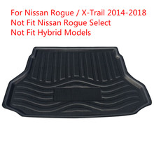 Rear Trunk Cargo Mat For Nissan Rogue XTrail 2014 2015 2016 2017 2018 Boot Cargo Liner Tray Floor Mat Carpet Mud Pad Protector 2024 - buy cheap