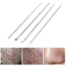 4pcs/set Double-head Acne Needle Stainless Steel Blackhead Spot Acne Extractor Remover Tool Set Acne Removal Needle 2024 - buy cheap