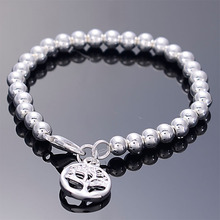 Pulsera de árbol de la vida chapada en plata/oro para hombre y mujer, brazalete, regalo de fiesta 2024 - compra barato