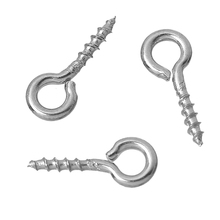 DoreenBeads-tornillo de acero inoxidable para joyería, accesorio para la parte superior perforado, Color plateado opaco, 10mm x 4mm (100 "x1/8"), 3/8 Uds. 2024 - compra barato