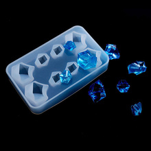 Molde de silicona para Resina de cristal Irregular, hecho a mano, DIY, fabricación de joyas, moldes de resina epoxi, regalos 2024 - compra barato