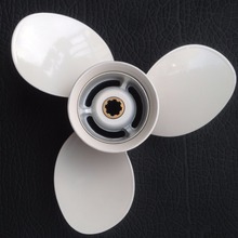 Free shipping 9 1/4x10 1/2 for YAMAHA 8 tooth spine aluminium  propeller propellers 15hp propellers 9.9 hp  propellers 2024 - buy cheap