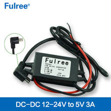 DC-DC car power converter 12/24V to 5V step down GPS buck module T style MICRO USB output free shipping 2024 - buy cheap