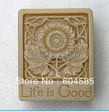 Life is Good 50179 Craft Art Silicone Soap mold Craft Molds DIY Handmade soap molds 2024 - buy cheap