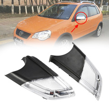 2PCs Fits for VW Polo MK4 FL 05-09 Right & Left Side View Mirror Turn Signal Side Rear Mirror Lights 2024 - buy cheap