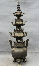 Incensário fabricado em bronze puro do tibete com cabeça de dragão, 25% de desconto, 20 polegadas, estátua, queimador de incenso 2024 - compre barato
