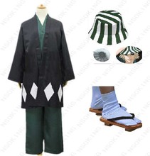 Disfraz de Cosplay de Anime, conjunto completo de Kimono de Urahara Kisuke lejía 2024 - compra barato