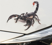 3D Автомобильная наклейка животные бампер паук геккон скорпионы для Subaru Forester Outback Legacy Impreza XV BRZ Tribeca Trezia 2024 - купить недорого