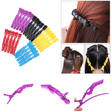 Pinzas de pelo de cocodrilo para hombres y mujeres, pinzas de sección, horquillas de cocodrilo para salón de belleza profesional, herramientas de estilo de peluquería, 5 uds. 2024 - compra barato