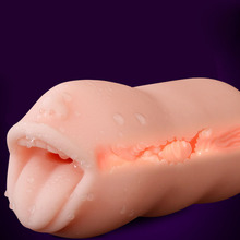 Masturbador vaginal artificial, masturbador macio e de boca para homens, brinquedo sexual adulto oral de bolso para vagina 2024 - compre barato