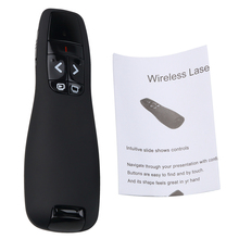 Laser Pen R400 Wireless RF Remote Professional Wireless With Receiver PPT Wire Presenter Red Laser Pointer Pen For Office 2024 - buy cheap