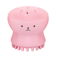 Lovely Cute Animal Small Octopus Shape Silicone Facial Cleaning Brush Deep Pore face-wash brush Makeup tools Face Washing Brush 2024 - buy cheap